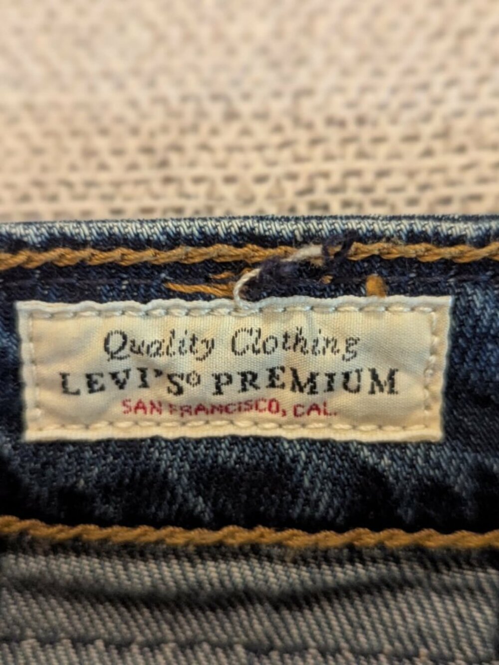 Levi’s Premium Baggy Dad Barrel Jeans Size 27 Blue Denim - Picture 4 of 9
